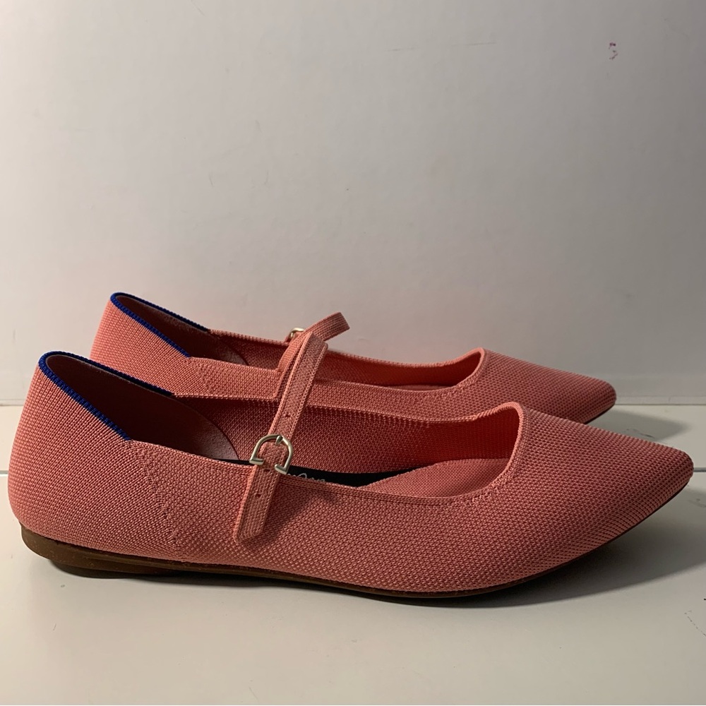 Rothy’s tulip pink May Jane ll flats sz 11 - Picture 8 of 15